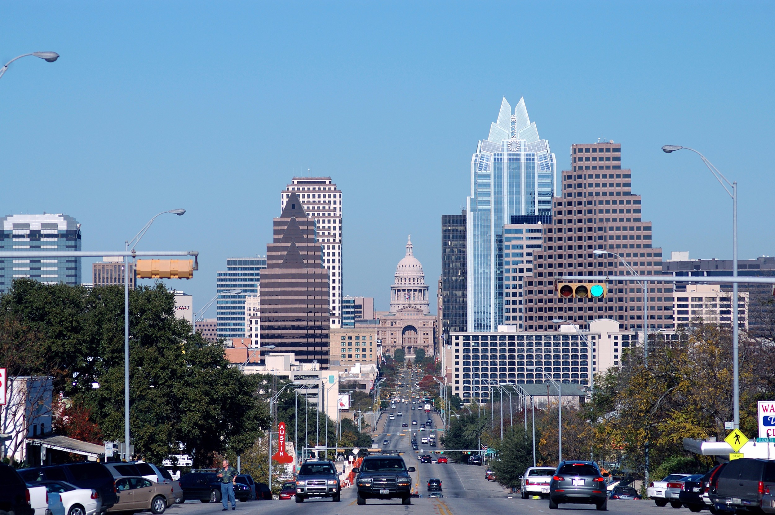 Downtown Austin Texas as seen from South Congress