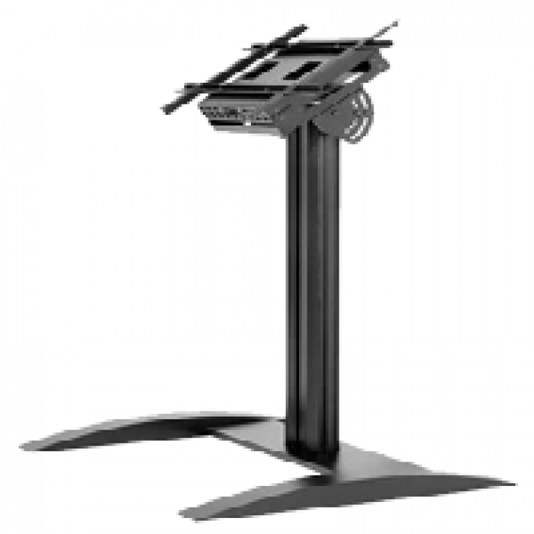 Full height kiosk stand one world touch